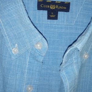 Mens button down club room dress shirt